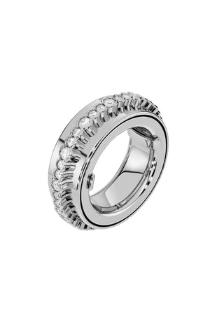 Diamond Line - 18K White gold
