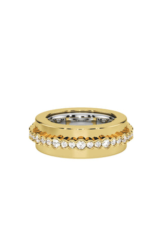 Diamond Line - 18K Yellow gold
