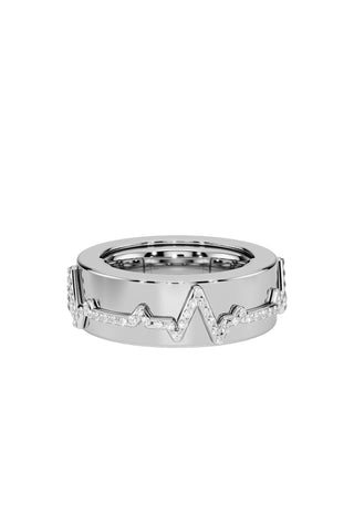 The Perfect Heartbeat - 18K White gold